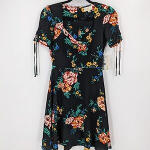 NWT BEBOP Floral V-neck Dress